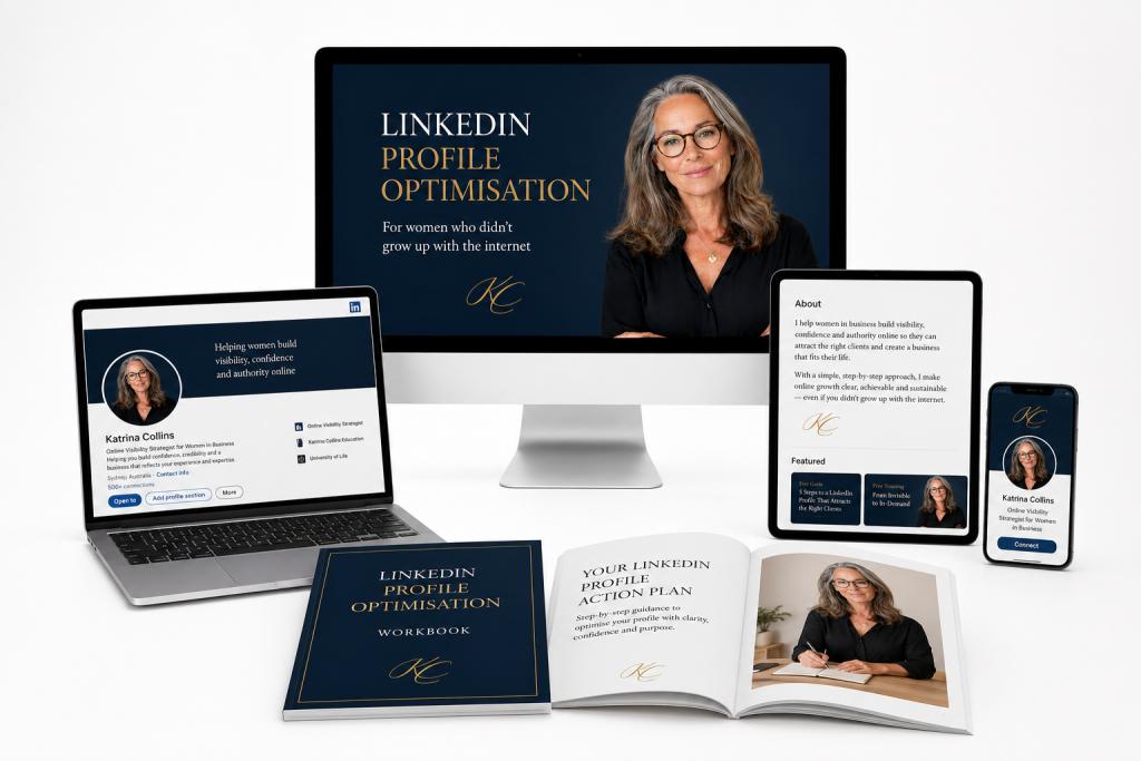 Profile mockup of what this course online
