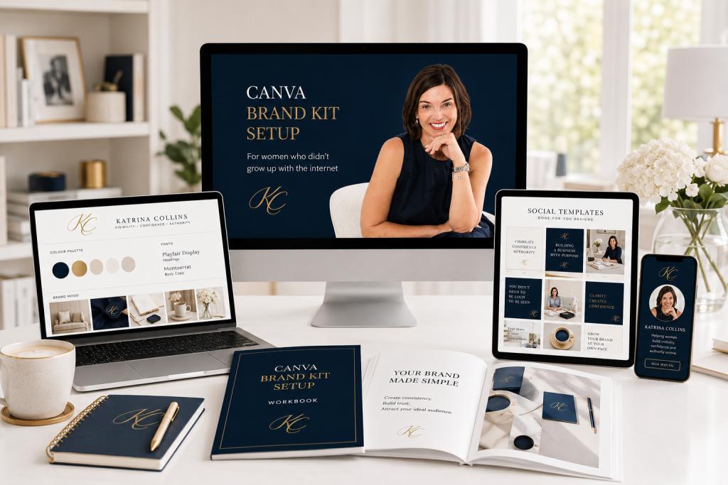 Setup your business brand online with Katrina Collins